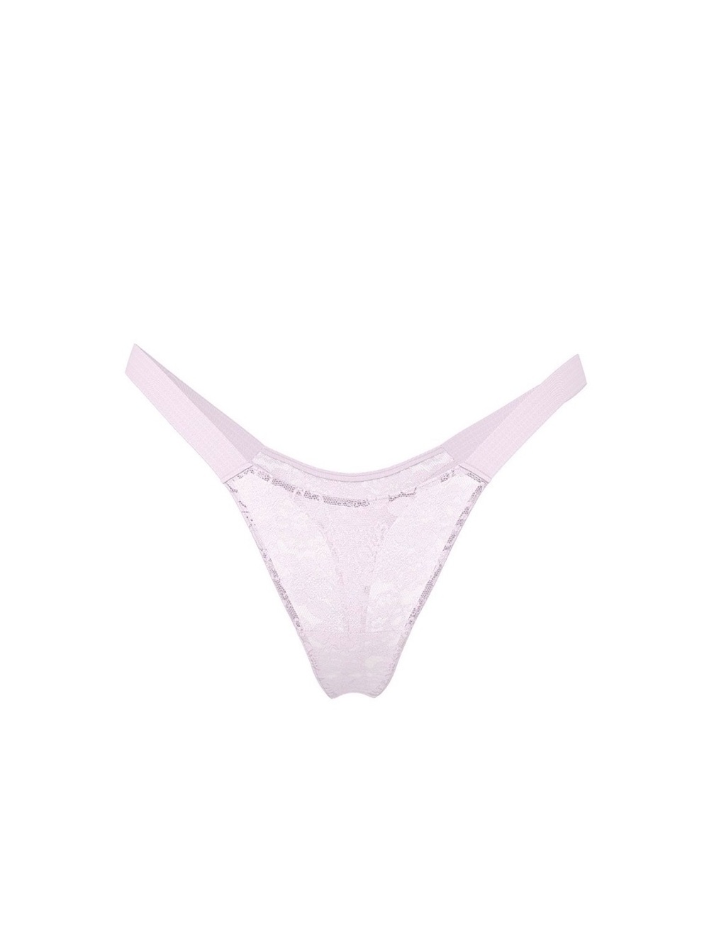 PINK Victoria’s Secret Thong Panty in Light Pink with rhinestones